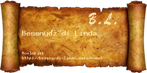 Besenyődi Linda névjegykártya